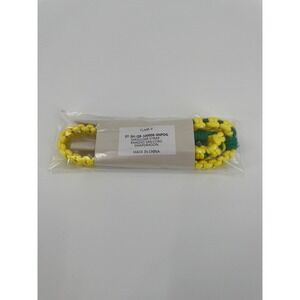 Clare V. Snapdragon Braided Sailcord Shoulder Strap Yellow Green Woven NIP